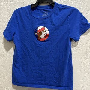 Buc-ee's Blue Unisex Youth Tee "Don't Mess With Texas" - Size YL